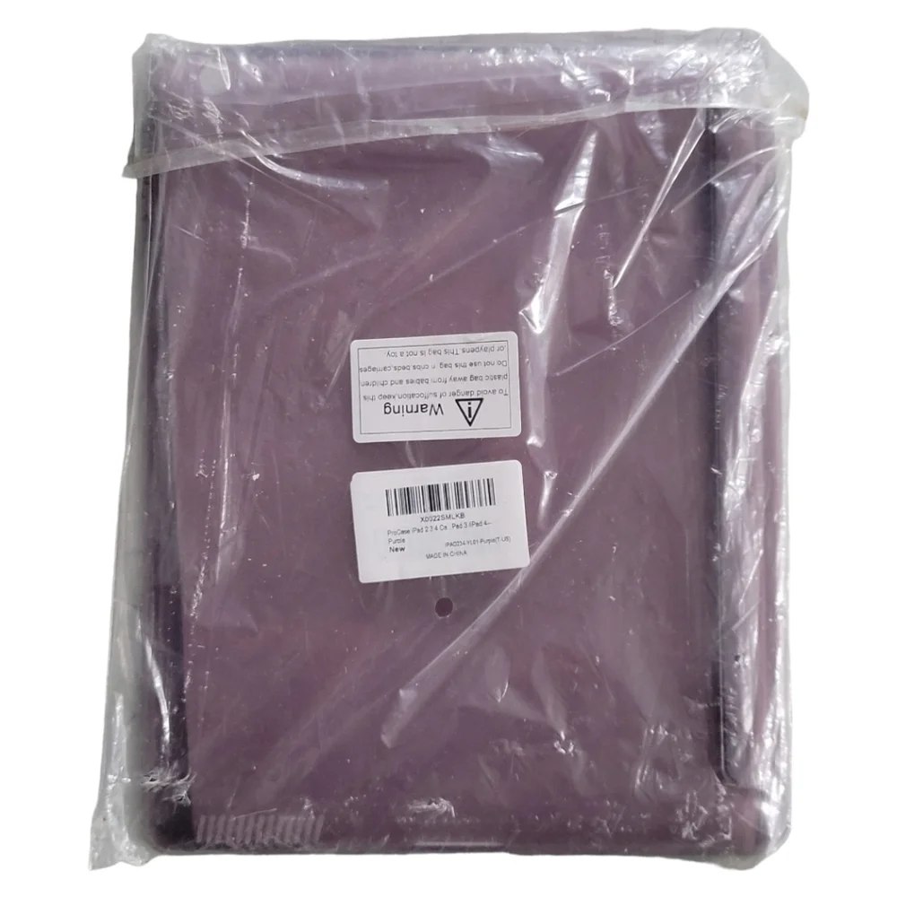 ProCase iPad 2 3 4 Purple Case Plastic Vinyl Trifold Stand